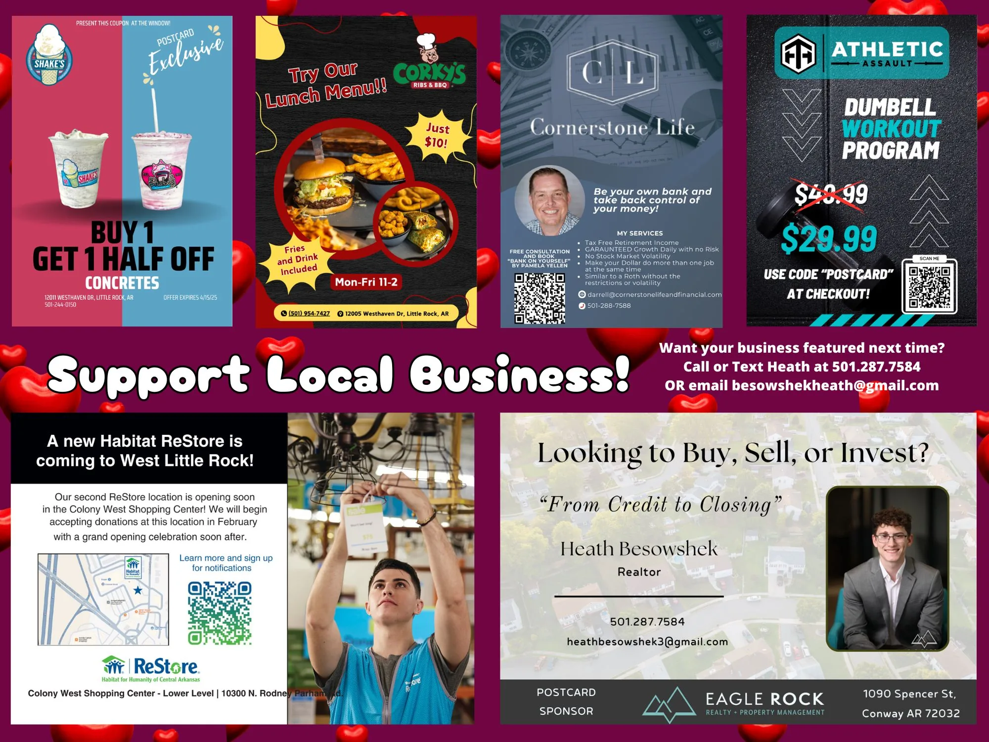 Back of First Postcard